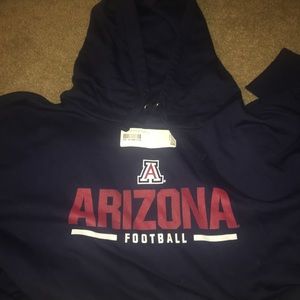 FANATICS Navy blue new Arizona football hoodie
